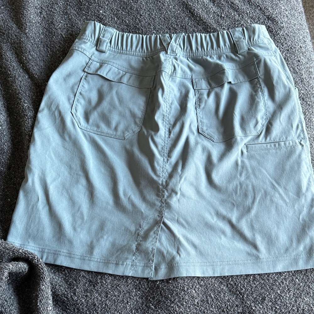 Duluth Trading Co Women's Teal Mini Skort - Picture 3 of 6